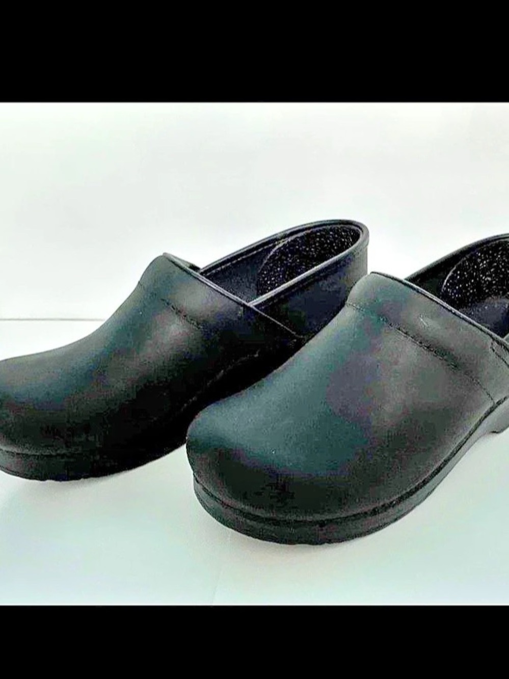 Dansko Professional Oiled Leather Clog Black EU 38